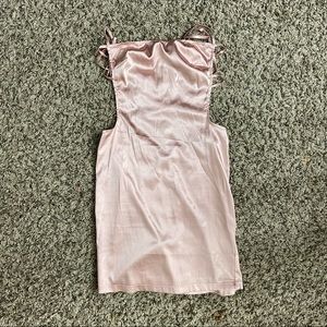 Satin Mini Dress